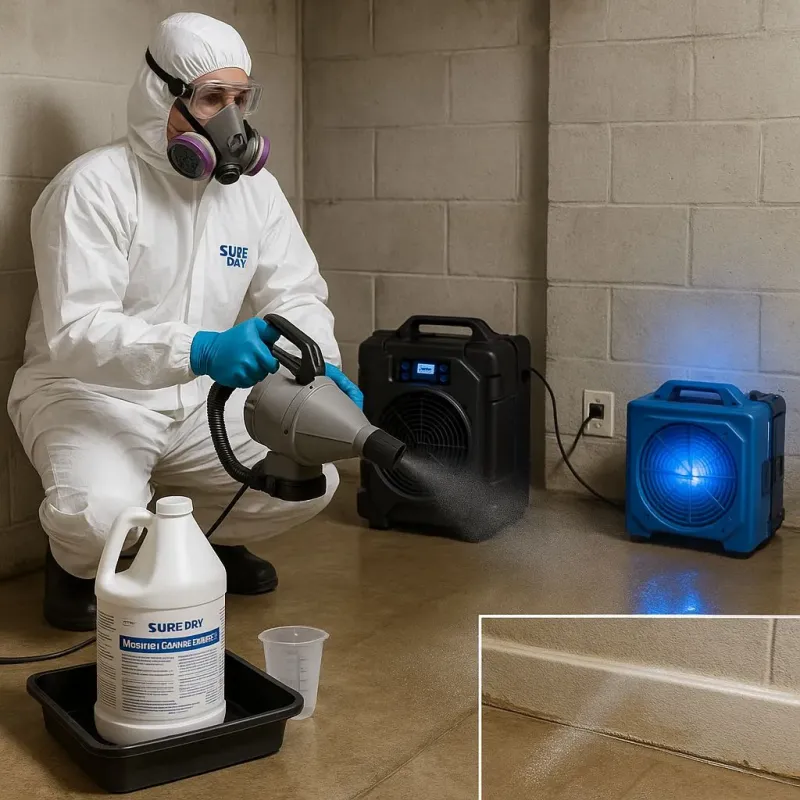 Sanitization and Odor Removal process in Bradford, OH
